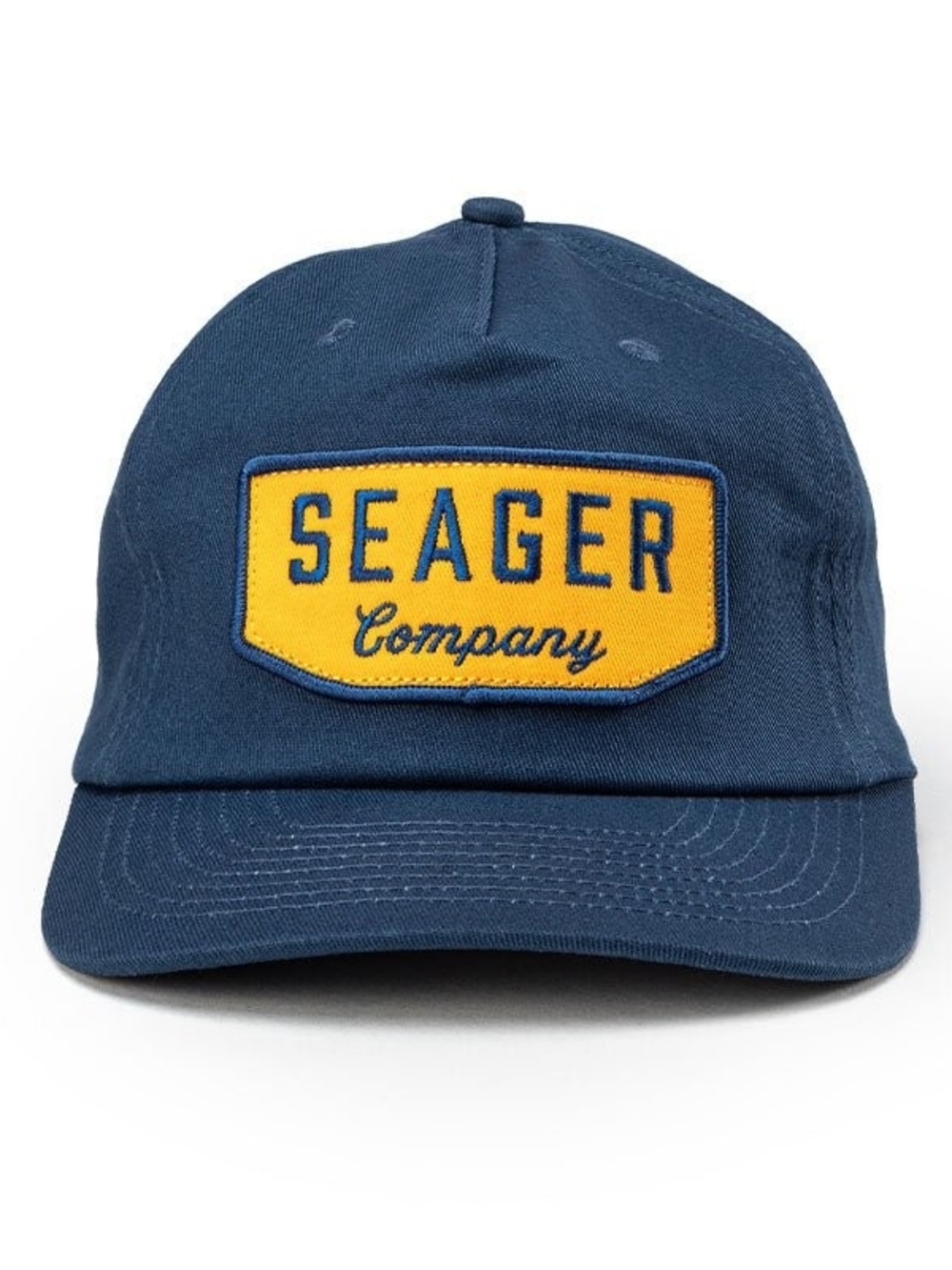NWT Seager Company The Wilson Snapback Navy/Yellow